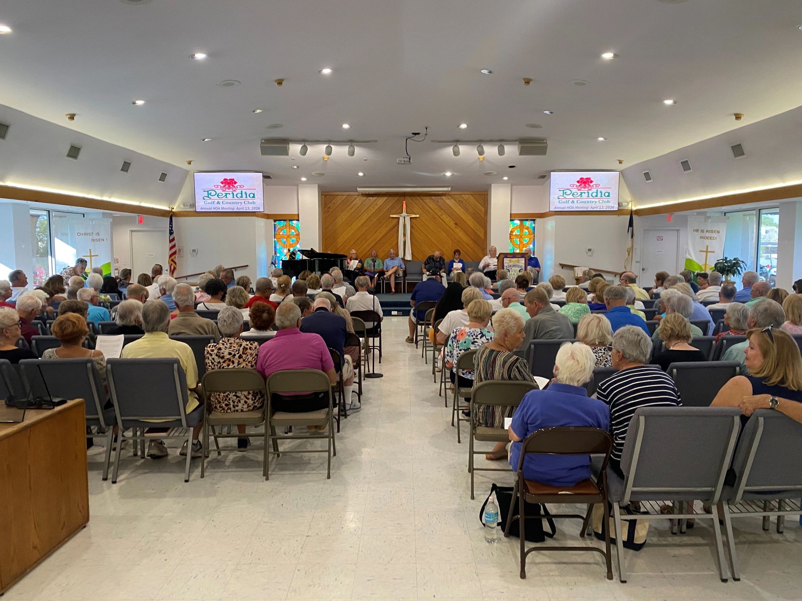 Church congregation service